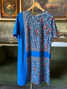 Tory Burch Mallory Printed Silk Women’s Dress “Something Wild”